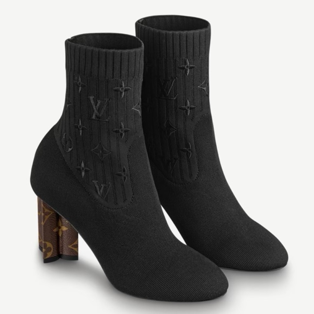 Louis Vuitton silhouette ankle boots